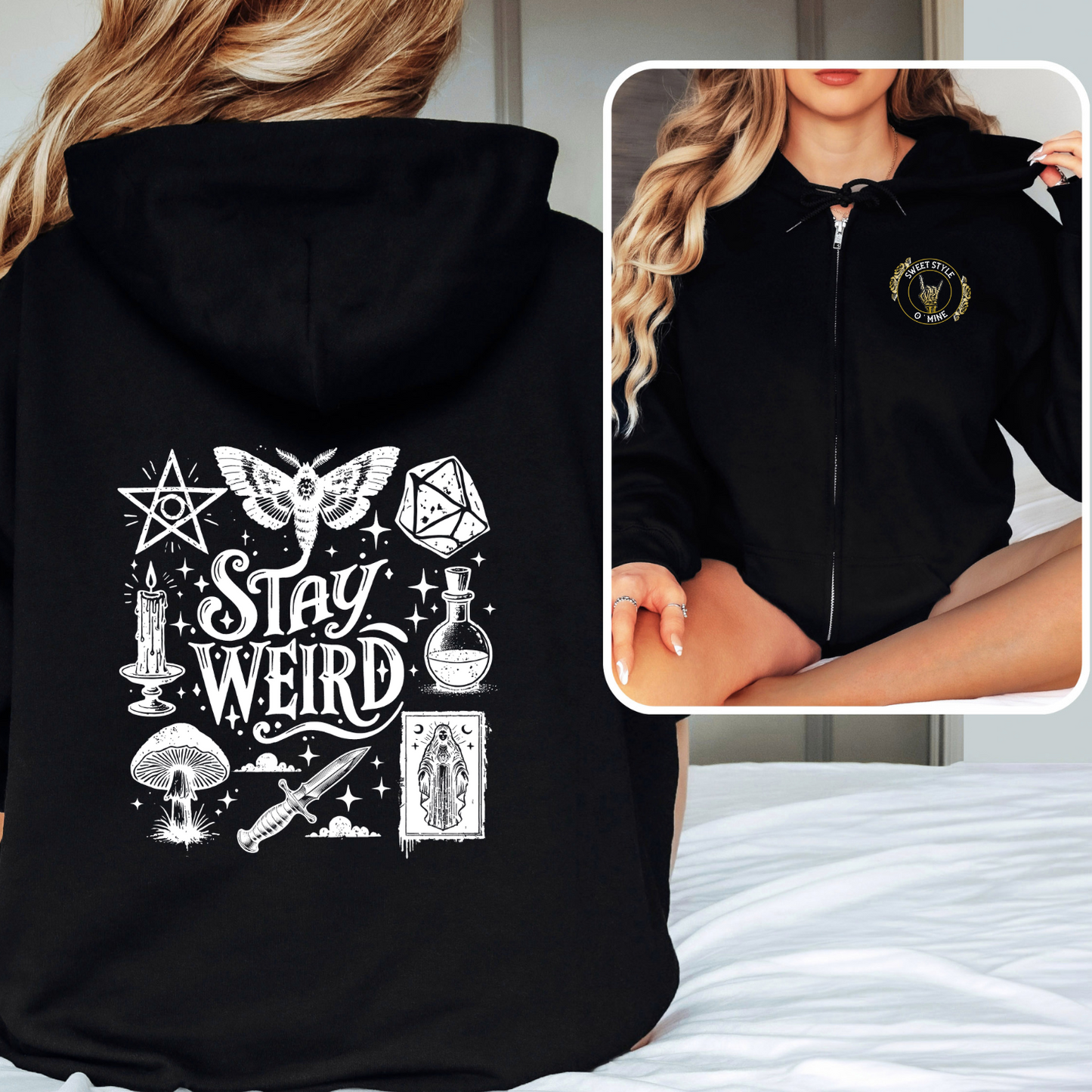 Stay Weird Zip Hoodie