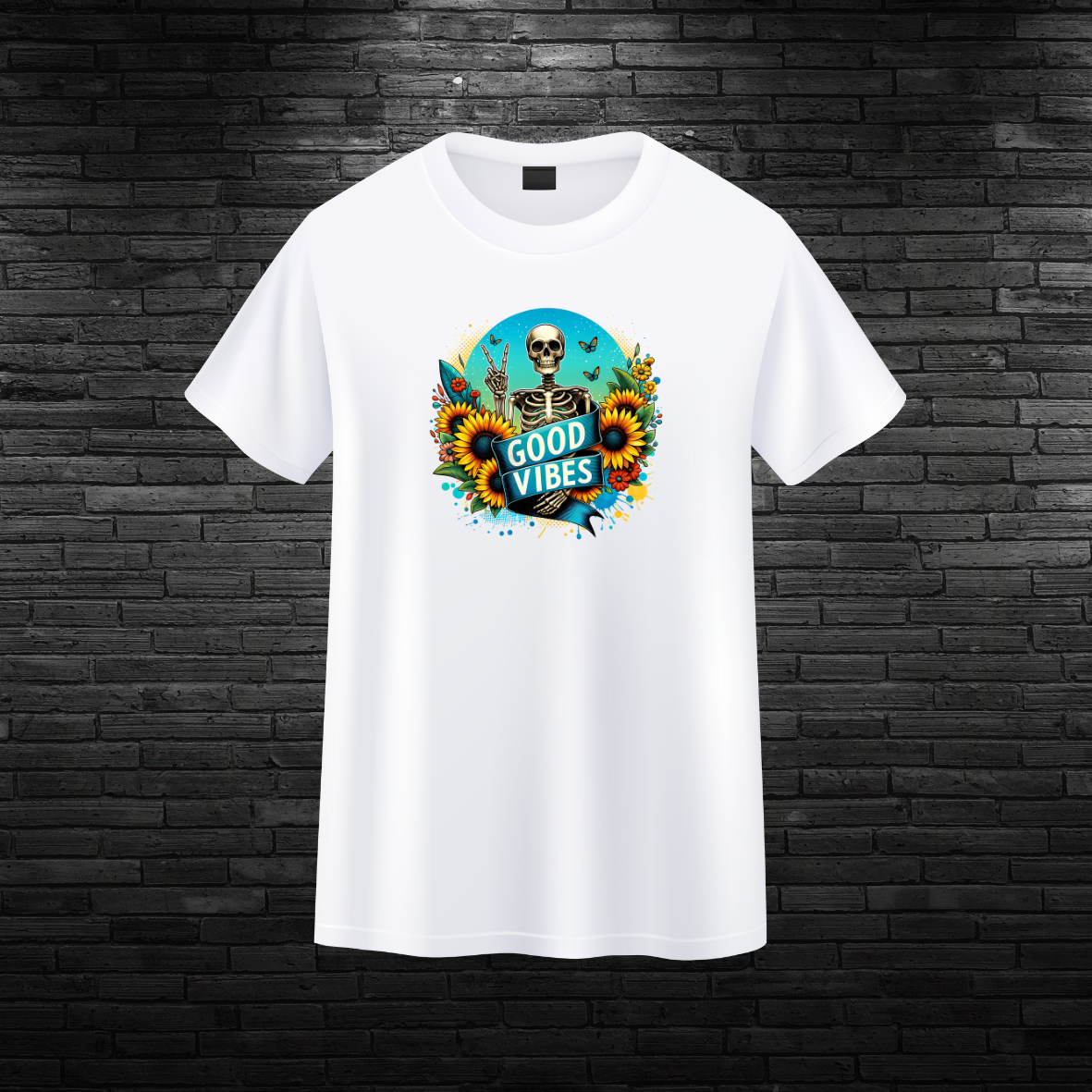 Good Vibes White Tee