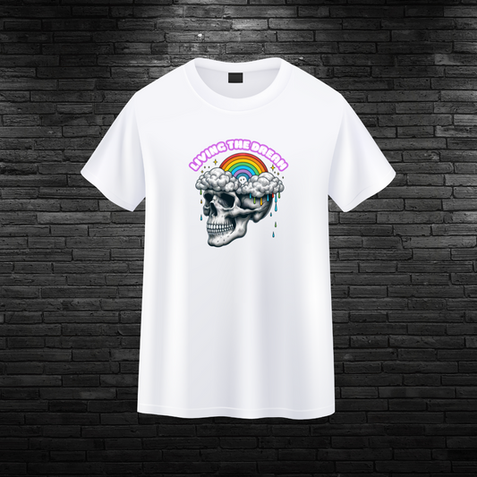 Living the Dream White Tee